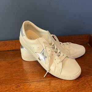Vintage Havana CARLA White and Silver Star Sneakers 9